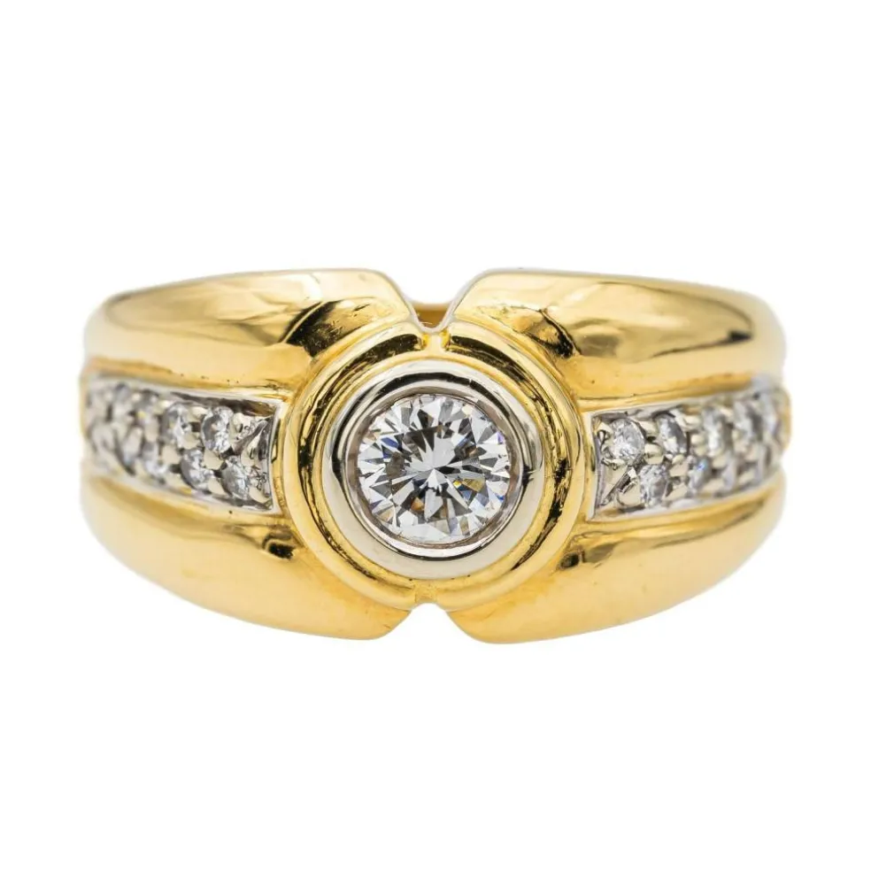 Bague Or jaune Diamant