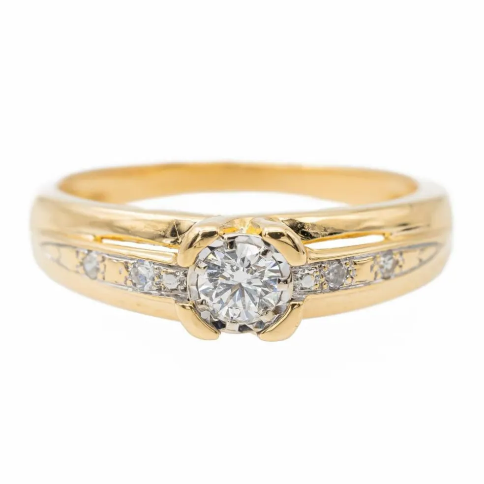 Bague Or jaune Diamant