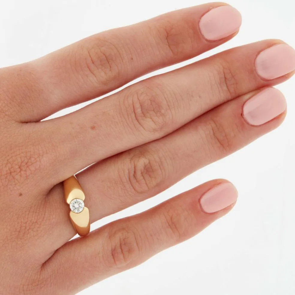 Bague Or jaune Diamant