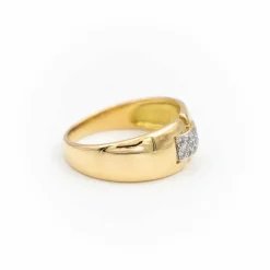 Bague Or jaune Diamant