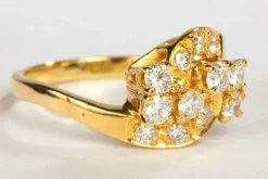 Bague Or jaune Diamant