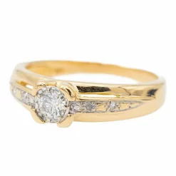Bague Or jaune Diamant