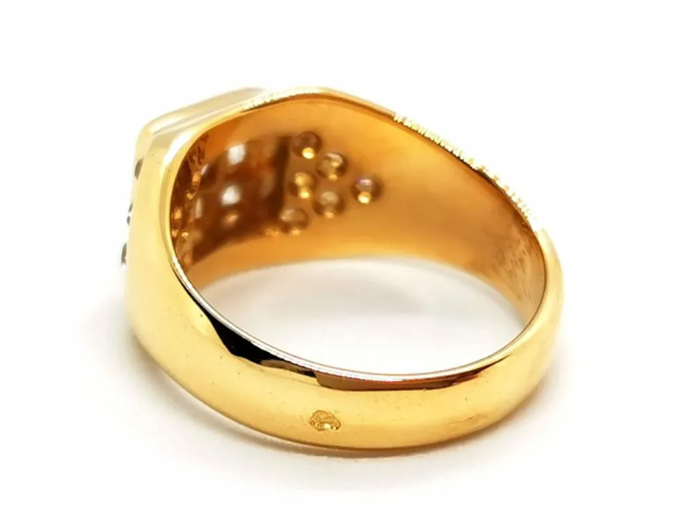 Bague Or jaune Diamant