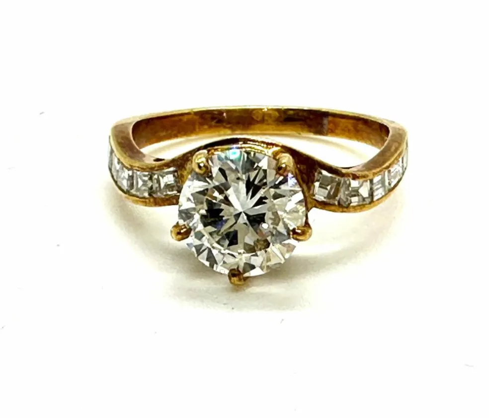 Bague Or jaune Diamant