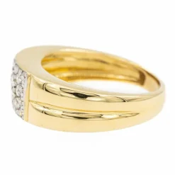 Bague Or jaune diamant