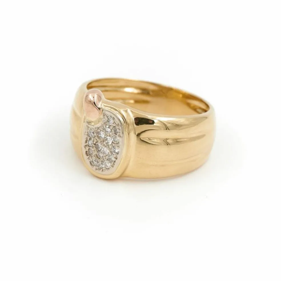 Bague Or jaune Diamant
