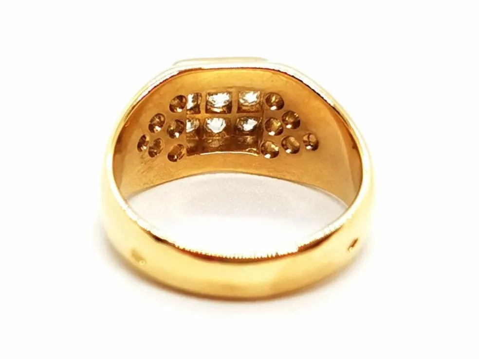 Bague Or jaune Diamant