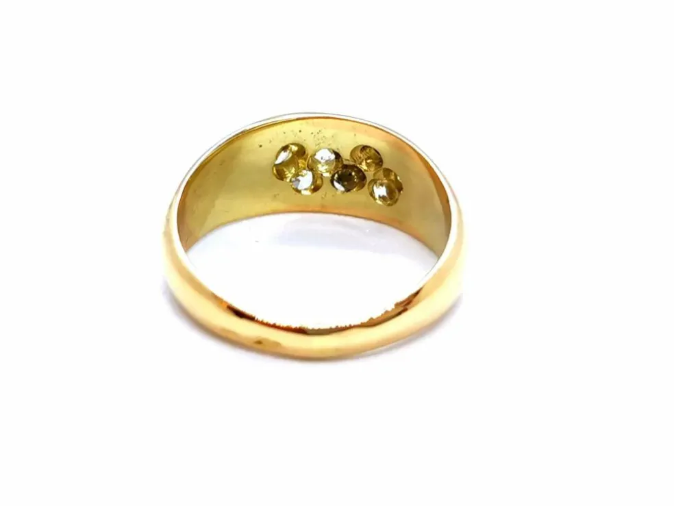 Bague Or jaune Diamant