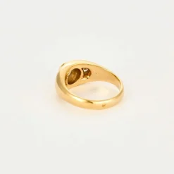 Bague or jaune diamant