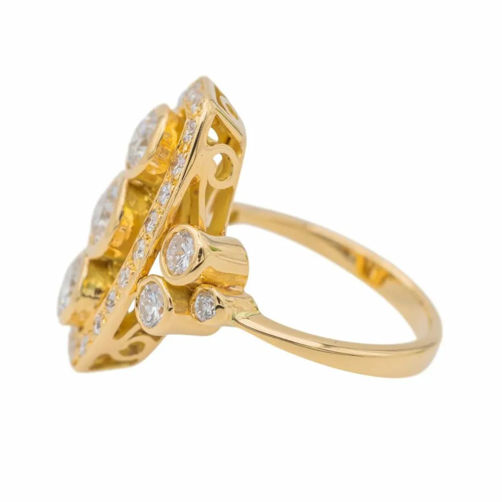 Bague Or jaune Diamant