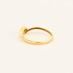 Bague or jaune diamant