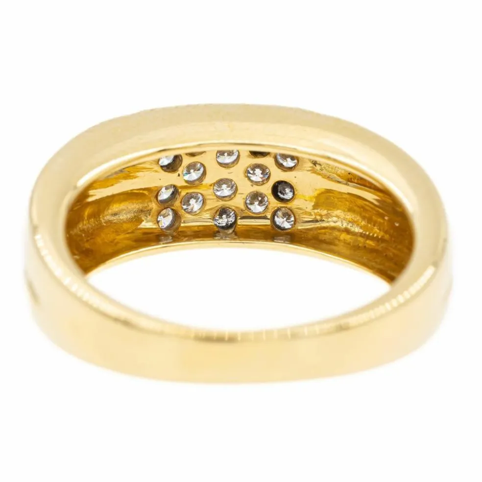 Bague Or jaune diamant