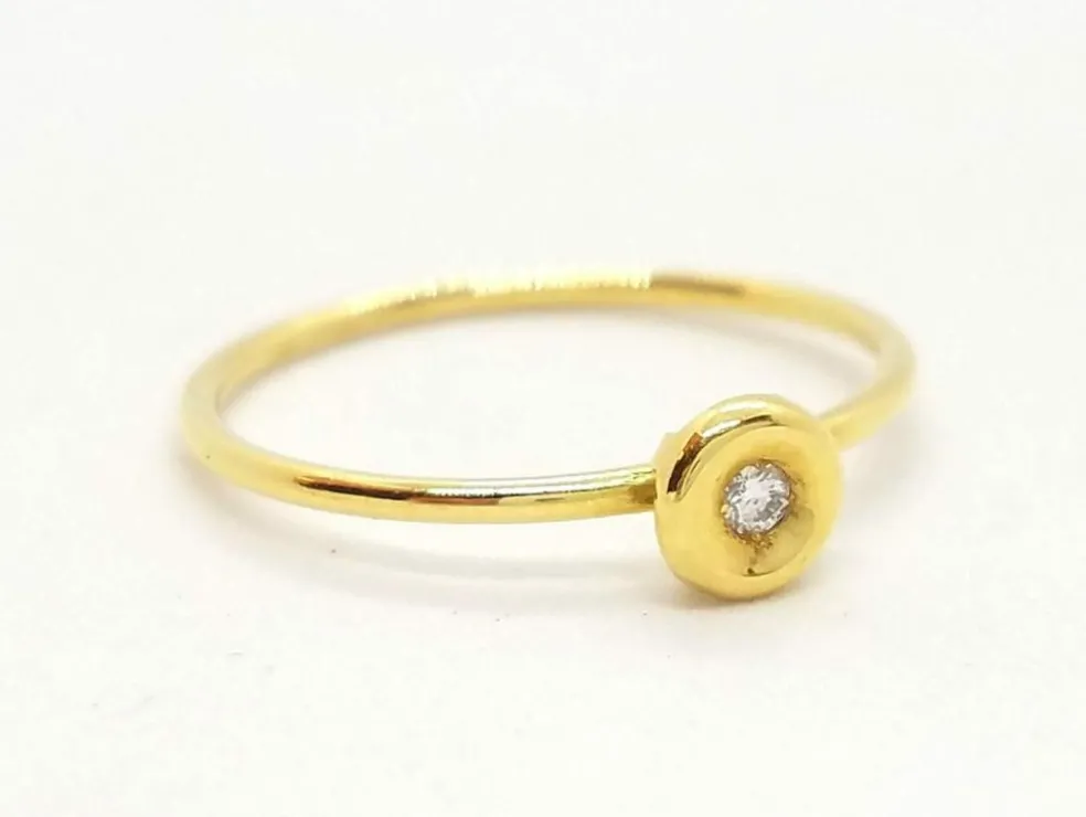 Bague Or jaune Diamant