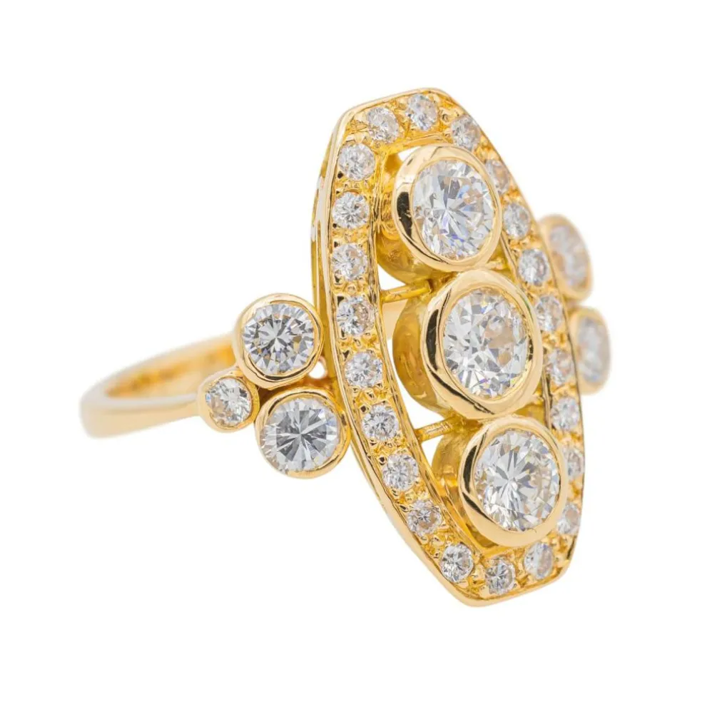 Bague Or jaune Diamant