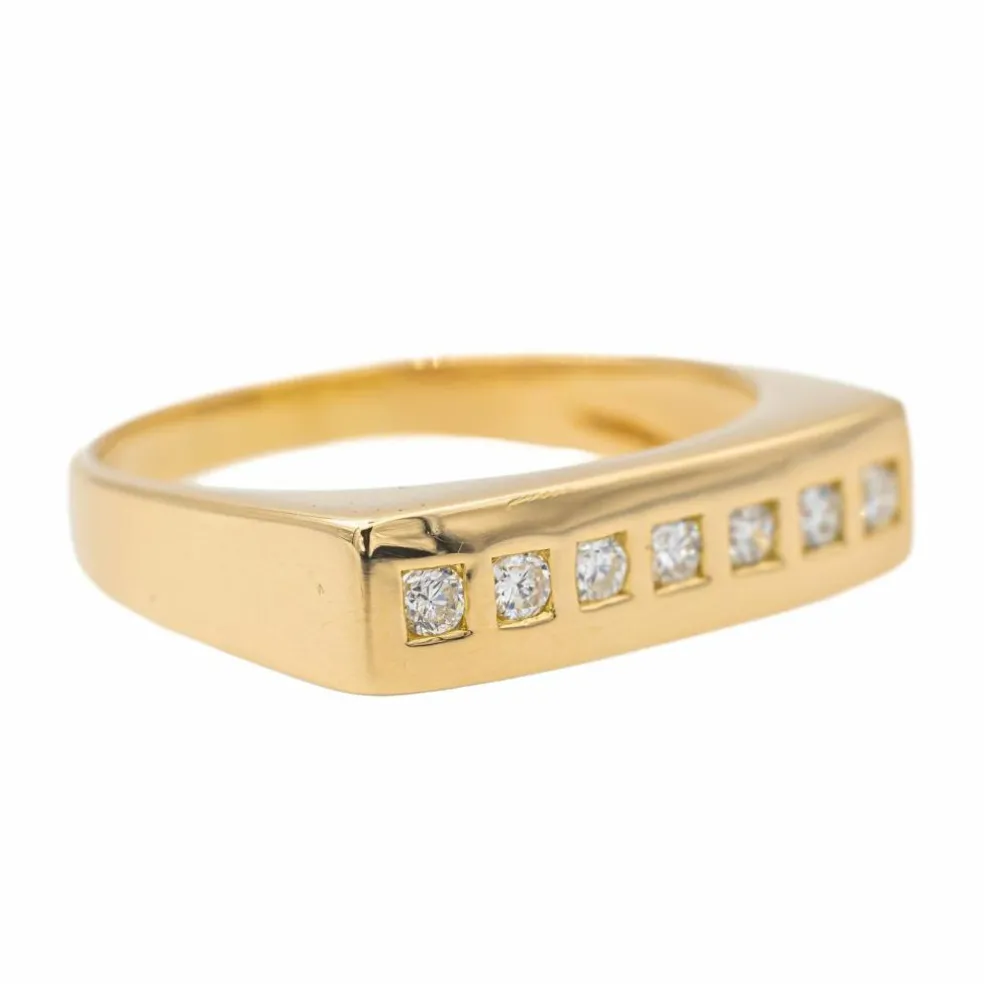 Bague Or jaune Diamant