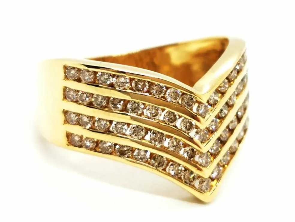 Bague Or jaune Diamant