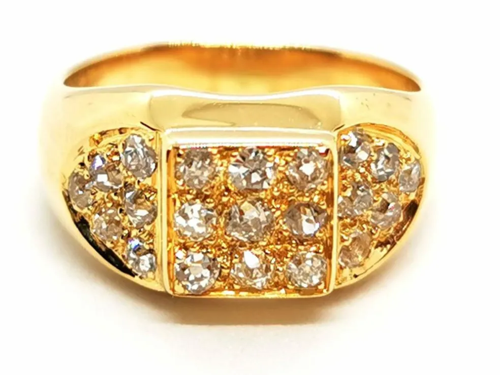 Bague Or jaune Diamant