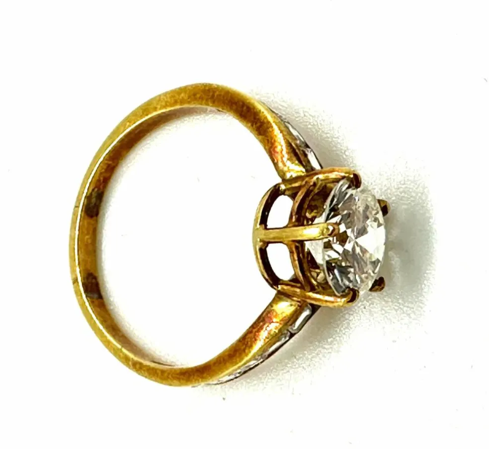 Bague Or jaune Diamant