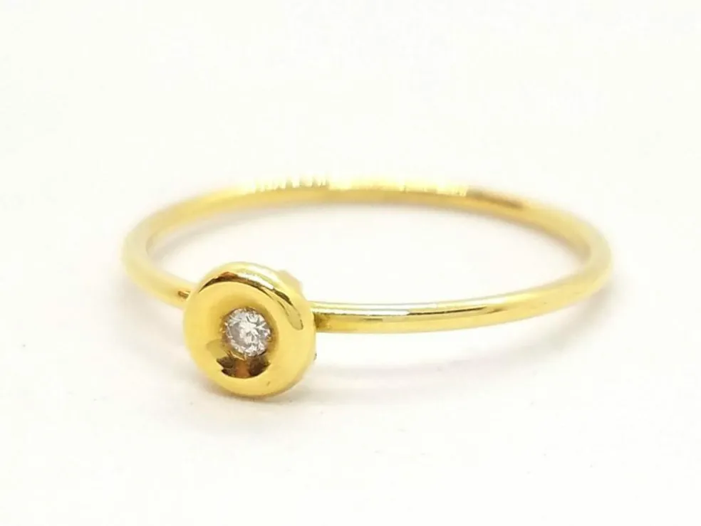 Bague Or jaune Diamant
