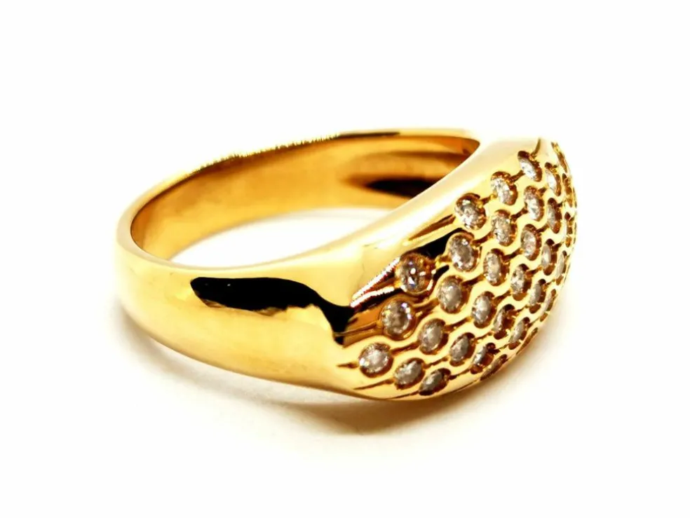 Bague Or jaune Diamant