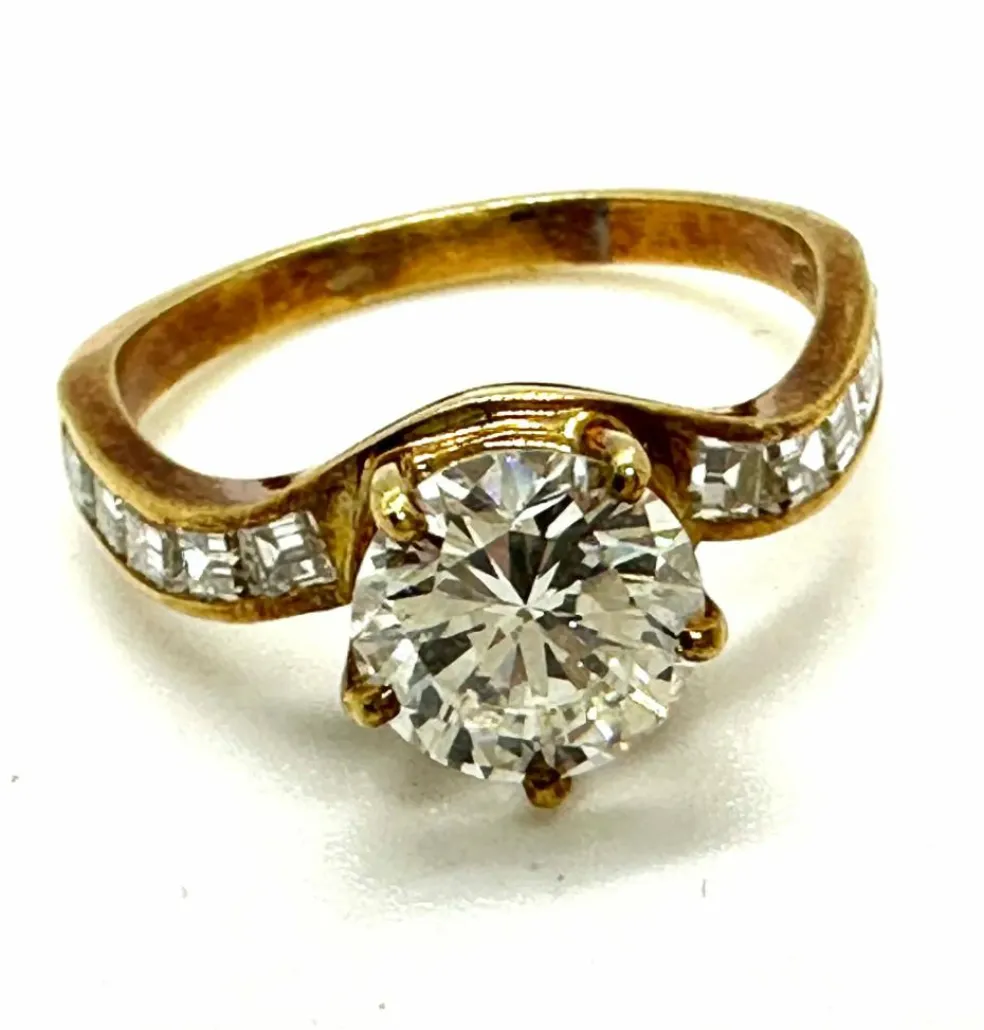 Bague Or jaune Diamant
