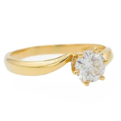 Bague Or jaune Diamant