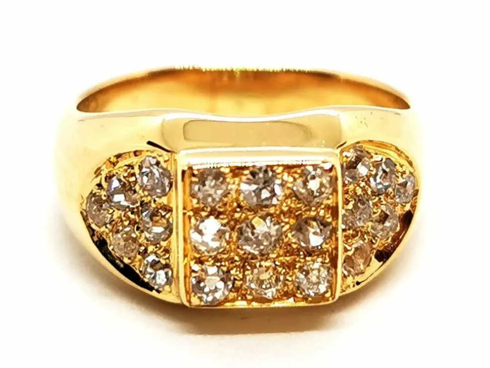 Bague Or jaune Diamant