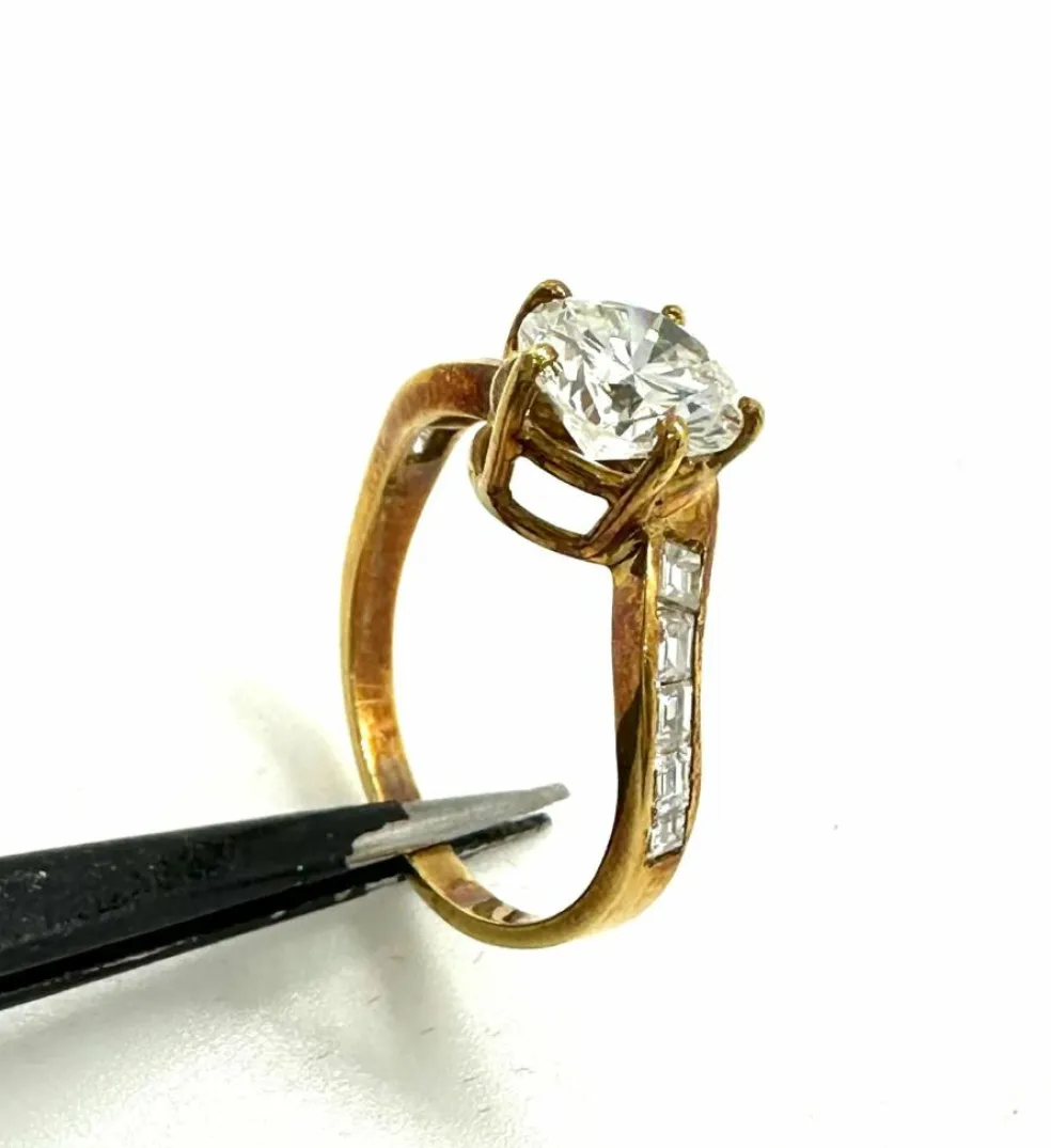 Bague Or jaune Diamant
