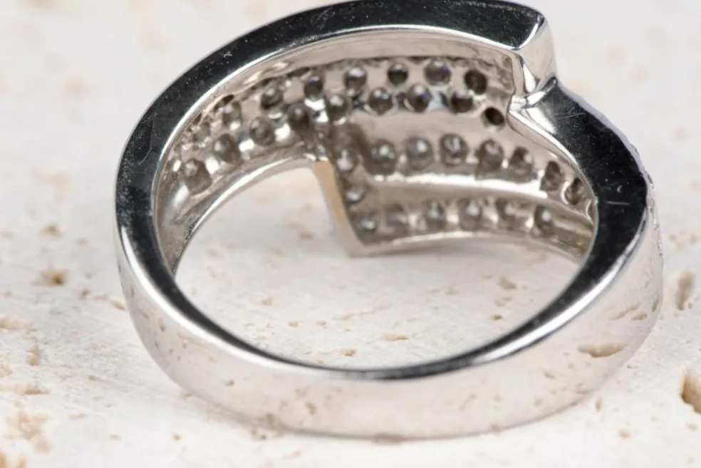 Bague or jaune, diamant 1.16 ct