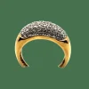 Bague or jaune diamants