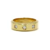 Bague or jaune diamants