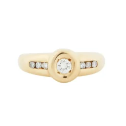 Bague Or jaune Diamants