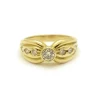 Bague or jaune diamants