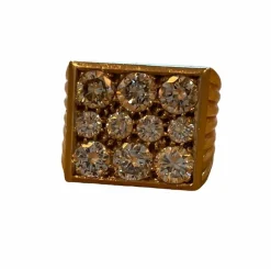 Bague Or jaune Diamants