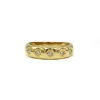 Bague or jaune diamants