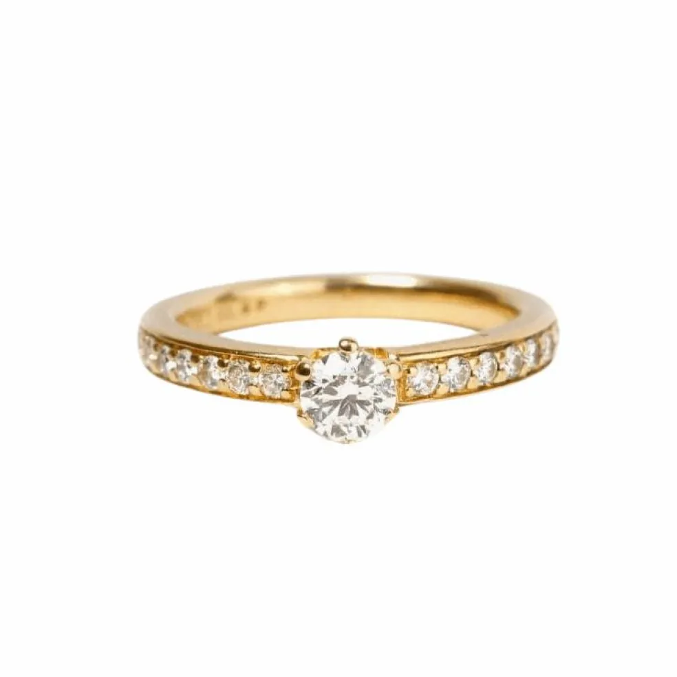 Bague Or jaune Diamants