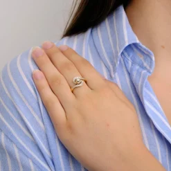 Bague or jaune Diamants