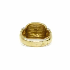 Bague or jaune diamants