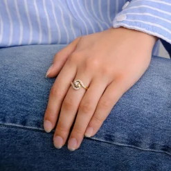 Bague or jaune Diamants