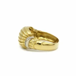 Bague or jaune diamants
