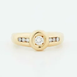 Bague Or jaune Diamants