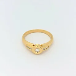 Bague Or jaune Diamants