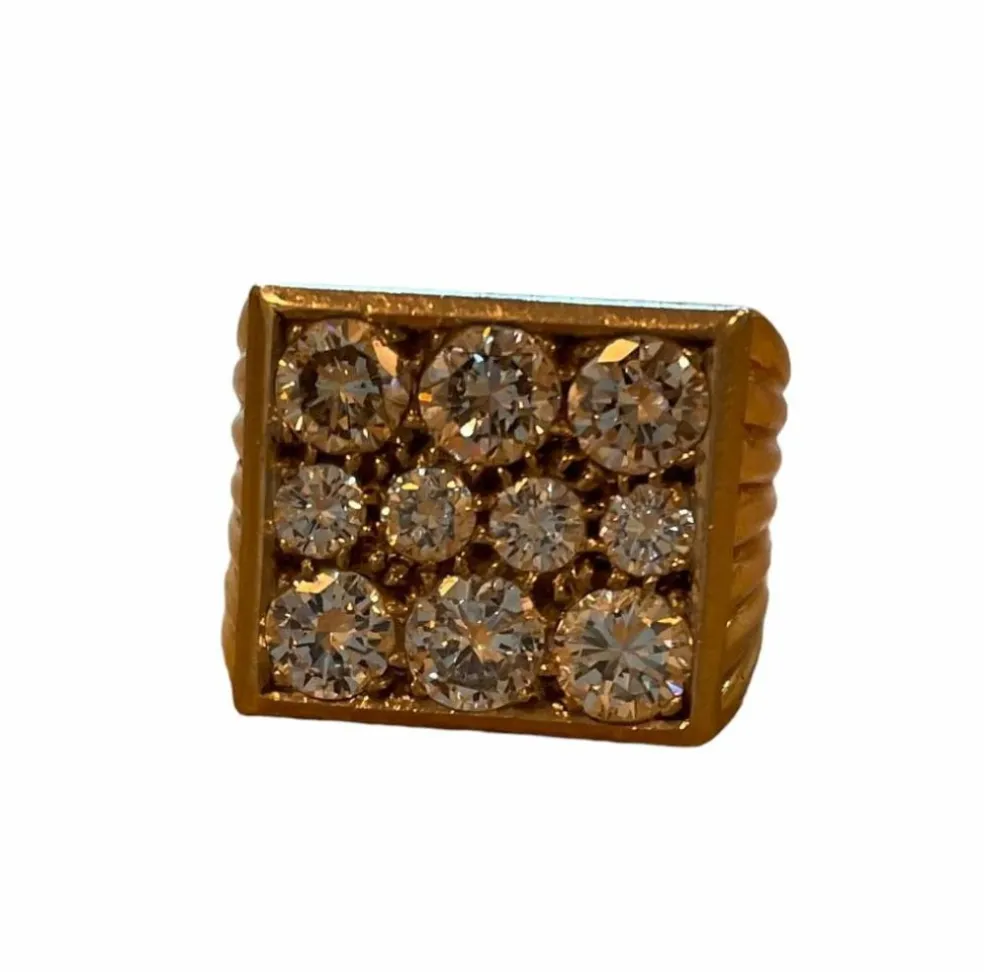 Bague Or jaune Diamants