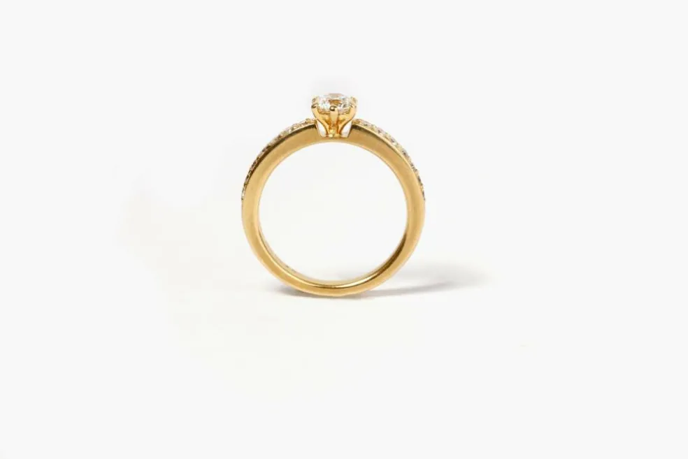 Bague Or jaune Diamants