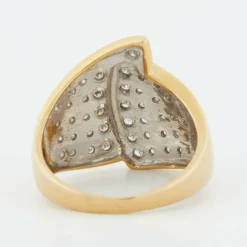 Bague Or jaune diamants
