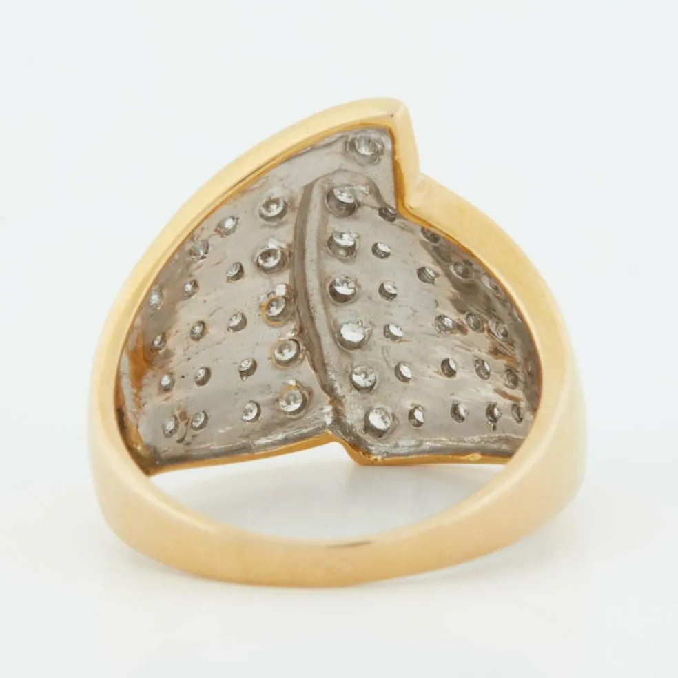Bague Or jaune diamants