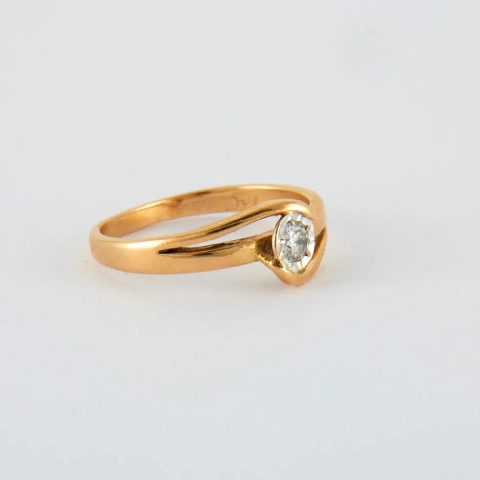 Bague Or jaune Diamants