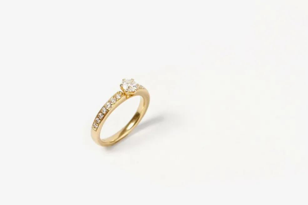 Bague Or jaune Diamants