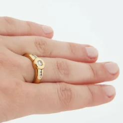 Bague Or jaune Diamants