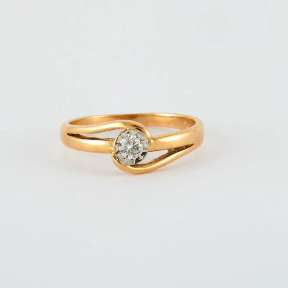 Bague Or jaune Diamants